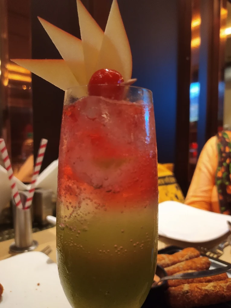Sunset mocktail