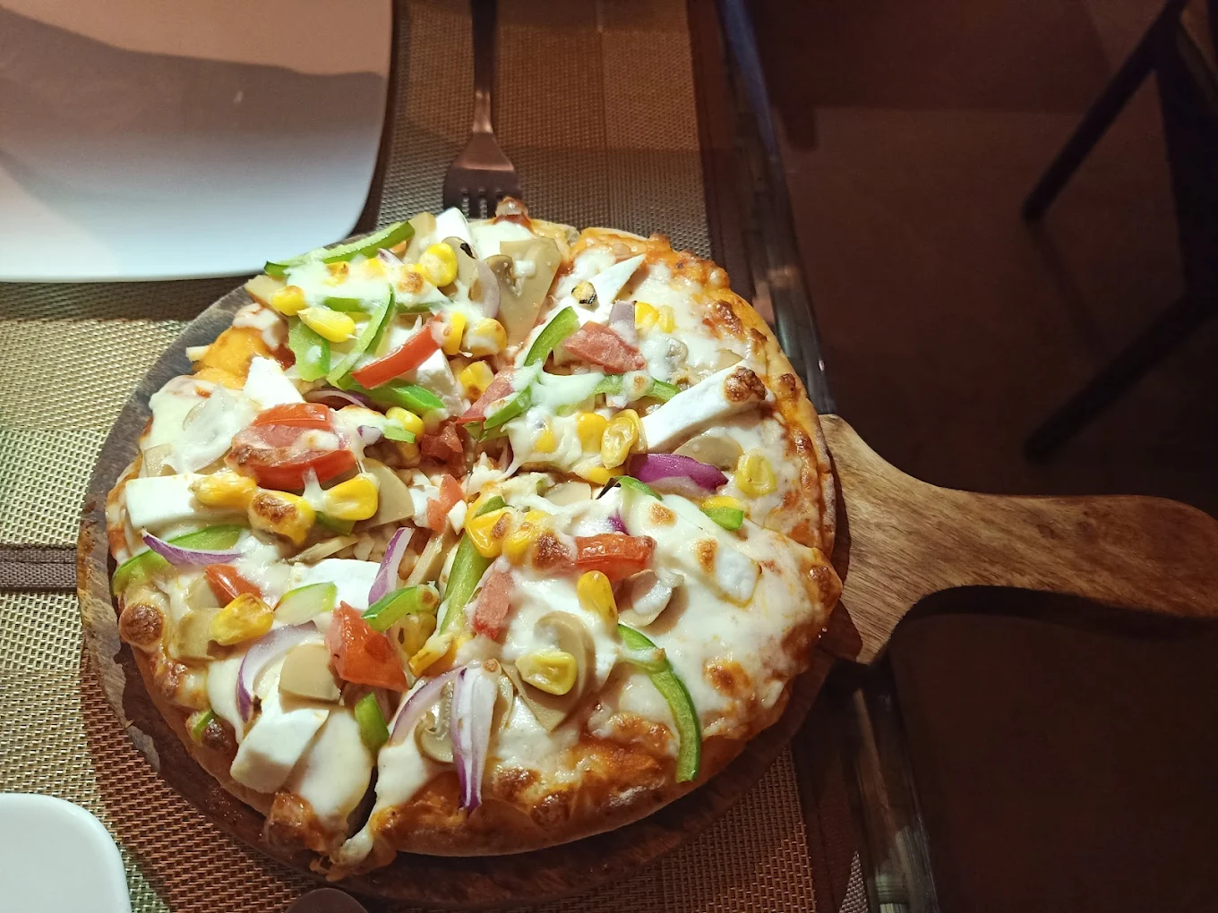 Loaded veg pizza